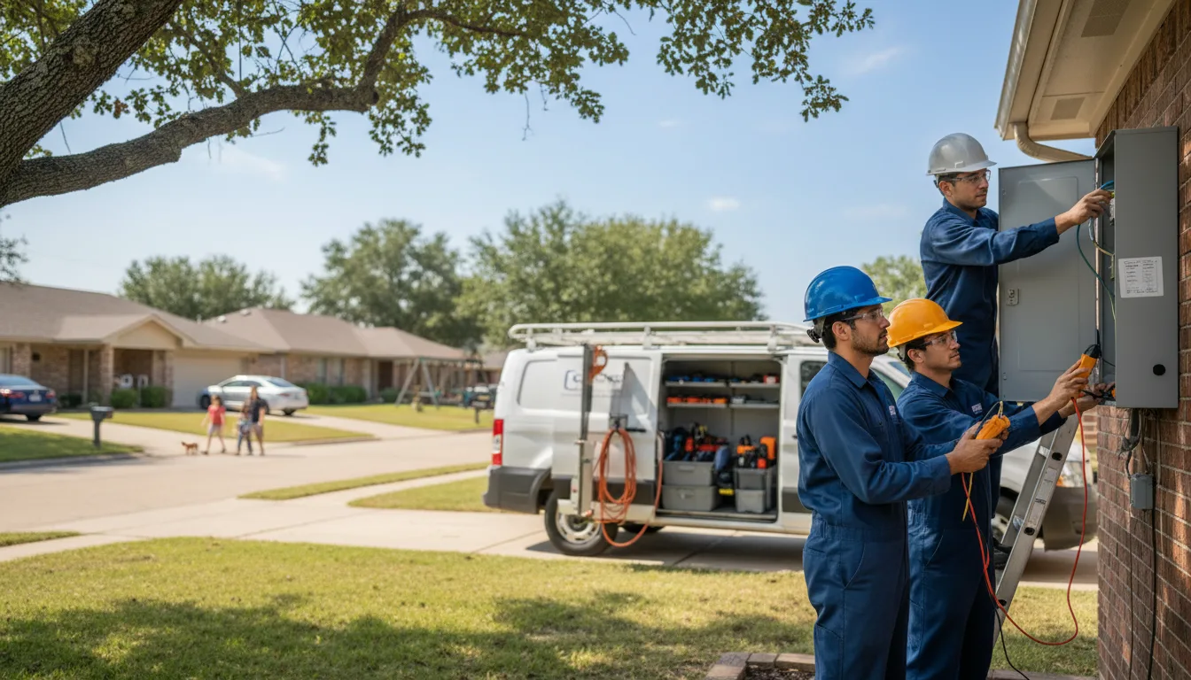 Certified electrician providing emergency electrical services in Mount Eden, KY